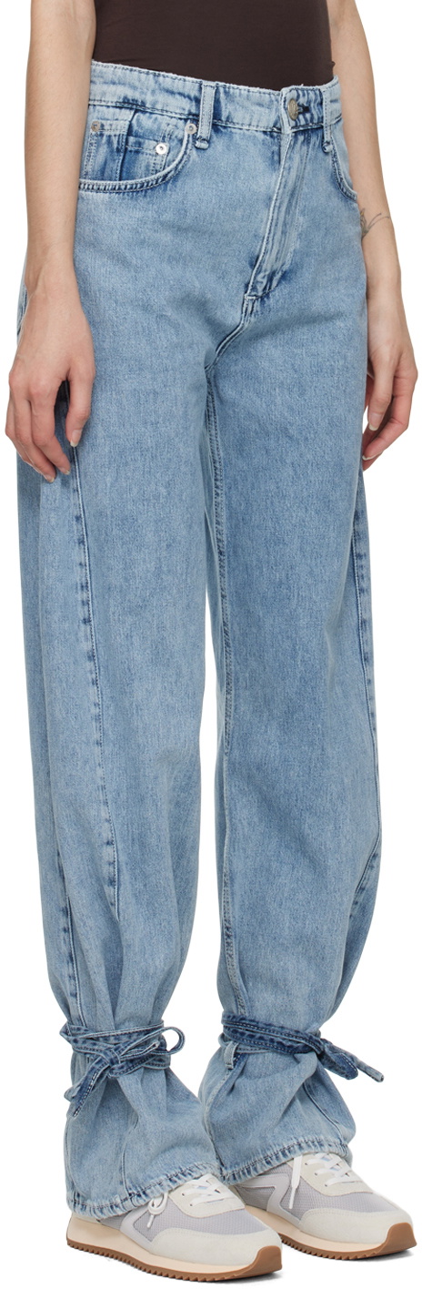 rag & bone Blue Splice Jeans Rag and Bone
