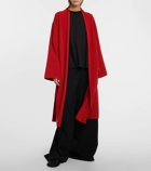 The Row Ghali cashmere wrap coat