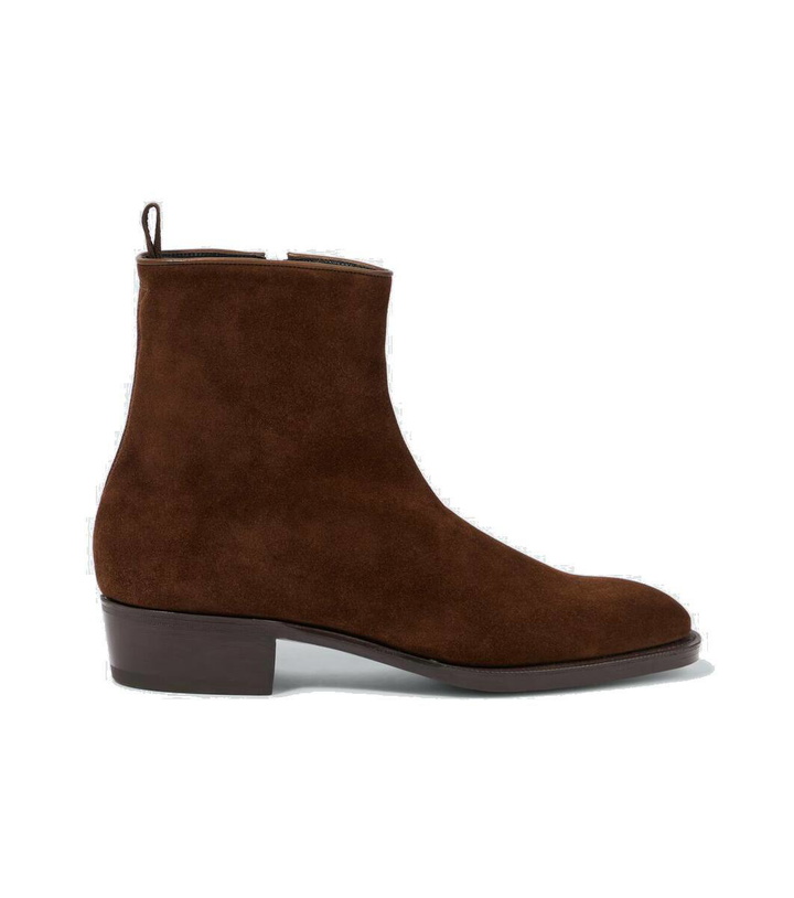 Photo: John Lobb Freddi suede ankle boots