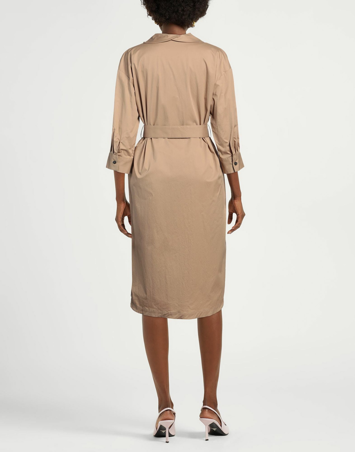 Peserico Easy Womens Midi dress in Beige