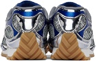Bottega Veneta Gray & Blue Orbit Sneakers