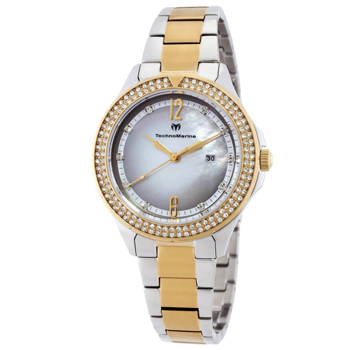 Photo: Technomarine Luna Quartz Crystal Ladies Watch TM-826011
