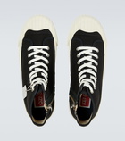 Kenzo - KENZOSCHOOL canvas high-top sneakers