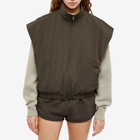 Fear of God ESSENTIALS Women's Running Vest in Off-Black