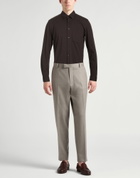Theory Mens Shirt Dark in Brown