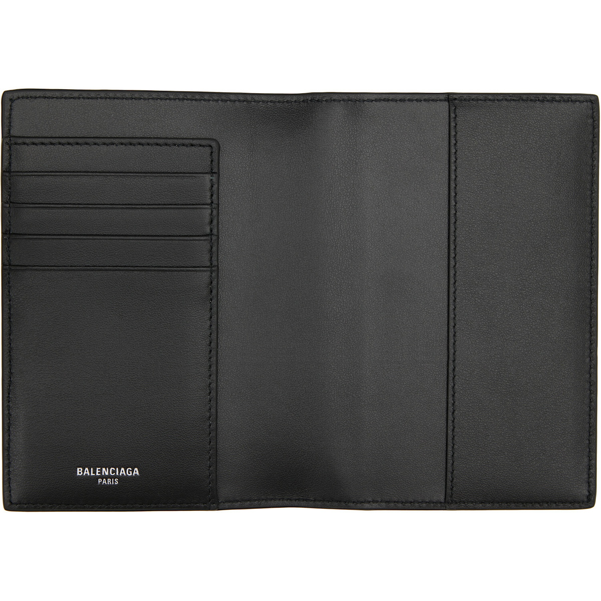 Balenciaga Black Calfskin Passport Holder