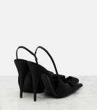 Saint Laurent Tea bow-detail slingback pumps