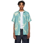 Double Rainbouu Blue Sound Garden Hawaiian Shirt