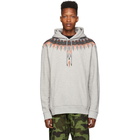 Marcelo Burlon County of Milan Grey Norwegian Wings Hoodie