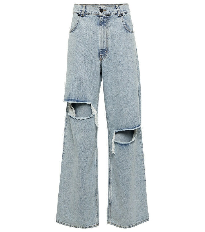 Photo: The Mannei Normandi distressed low-rise wide-leg jeans