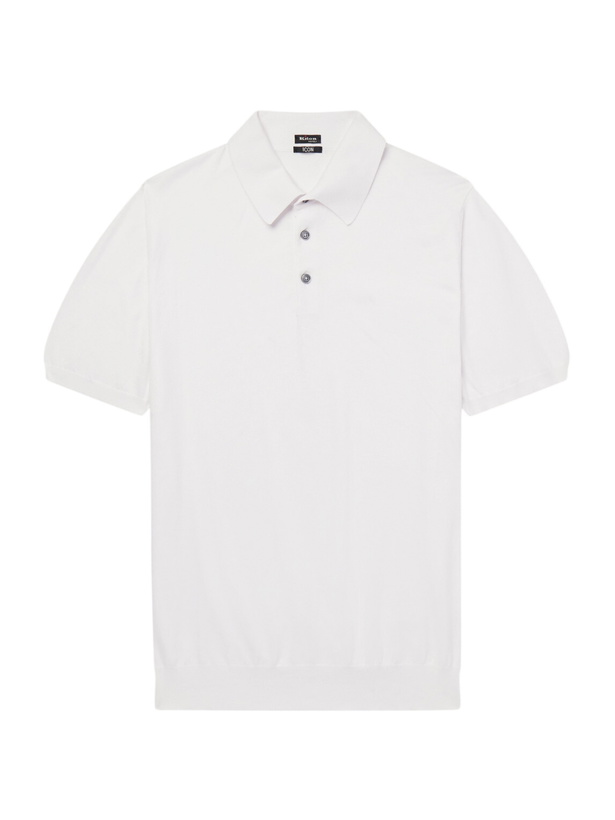 Photo: Kiton - Cotton Polo Shirt - White