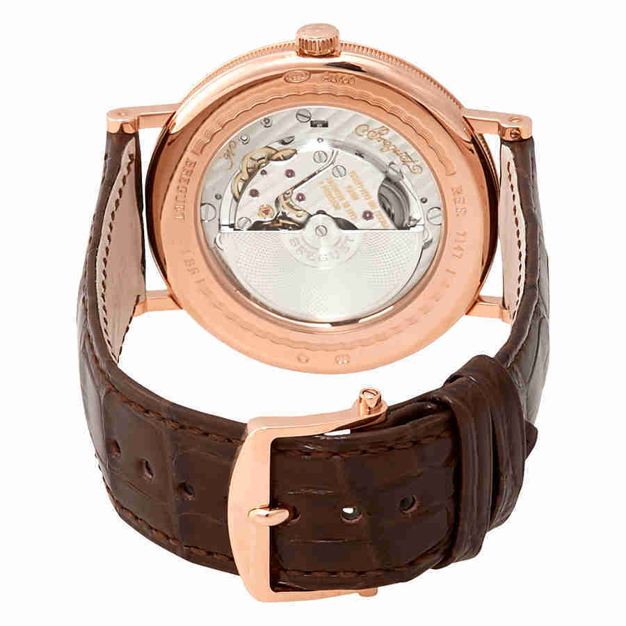 Breguet Classique Automatic Silver Dial 18kt Rose Gold Mens Watch 7147BR/12/9WU