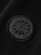 Canada Goose - Black Label Huron Tapered Logo-Appliquéd Cotton-Jersey Sweatpants - Black