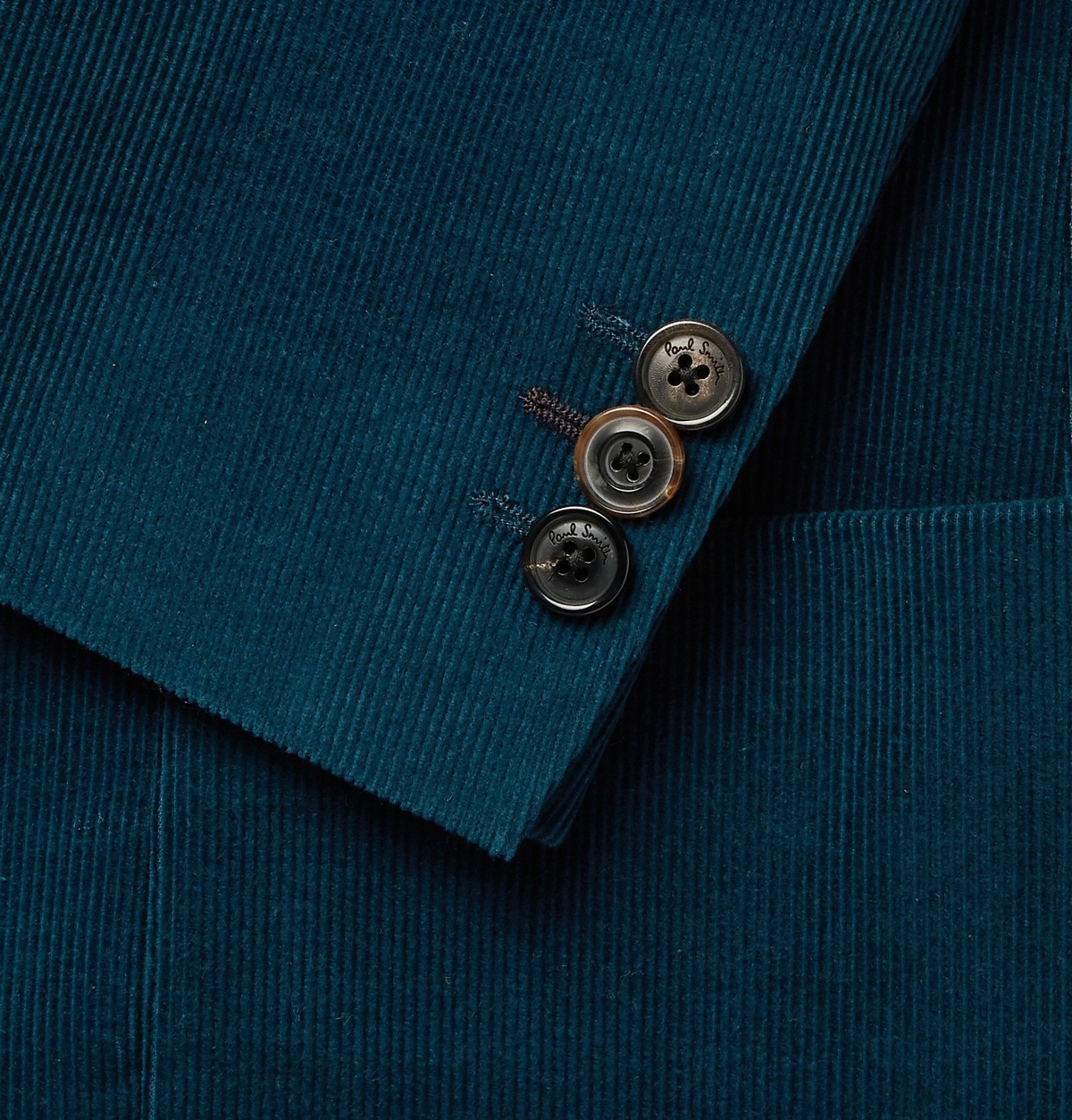 Paul Smith Tailored-Fit Blue 'Micro Dot' Cotton Shirt