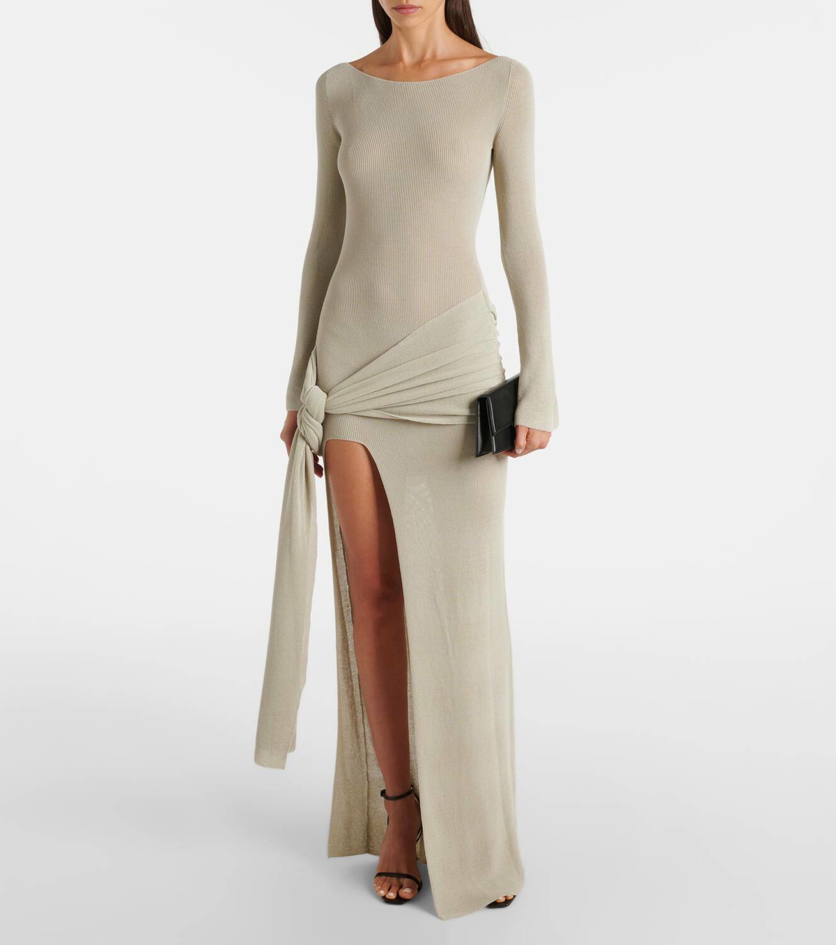 chinese dress ladies Astra Mesh Maxi Dress – Elegant and Graceful main image 1