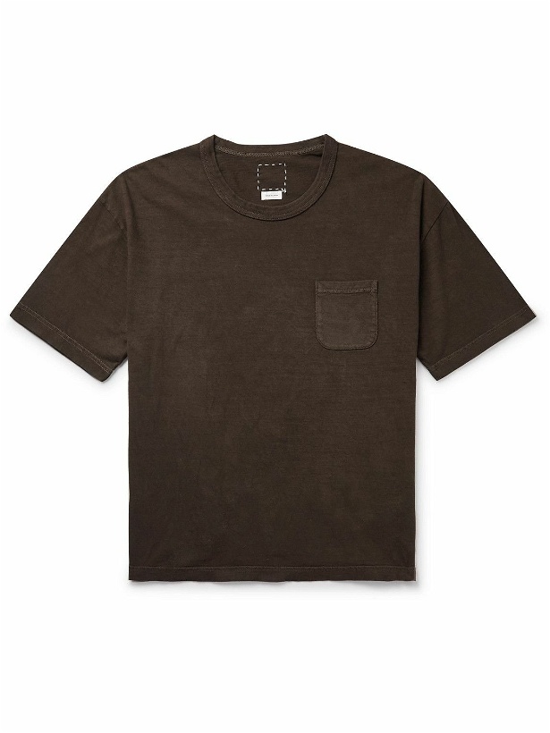 Photo: Visvim - Amplus Cotton-Jersey T-Shirt - Brown