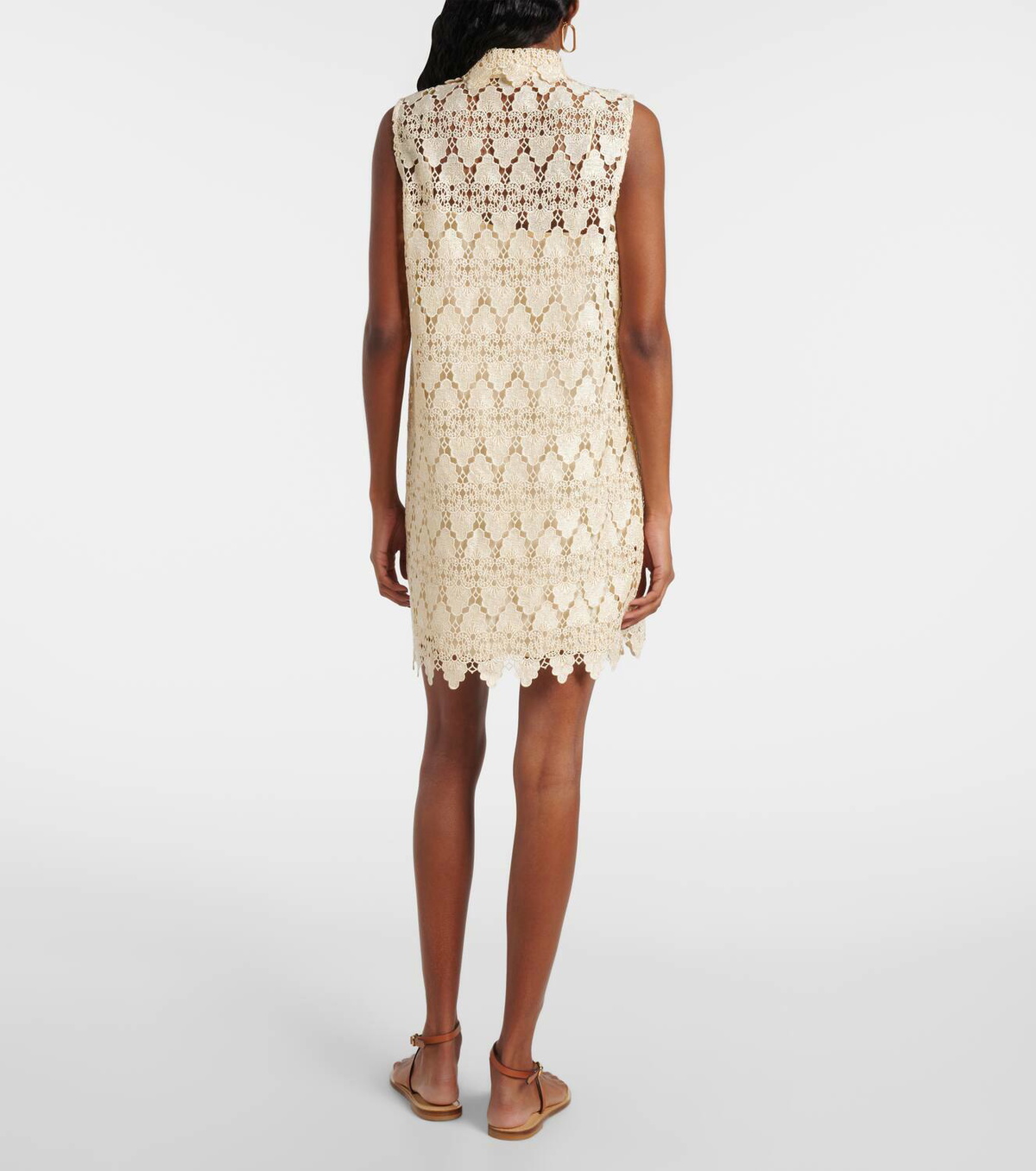 Frame The Deco lace minidress