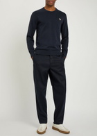 PS Paul Smith Appliquéd Cotton Jumper Navy