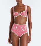 Montce Polly gingham bikini bottoms