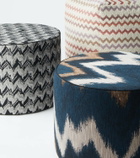Missoni Ikat Zigzag pouf