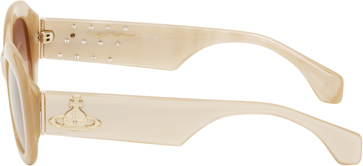 Vivienne Westwood Beige Vivienne Sunglasses