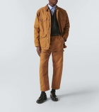 Comme des Garçons Homme Herringbone cotton straight pants