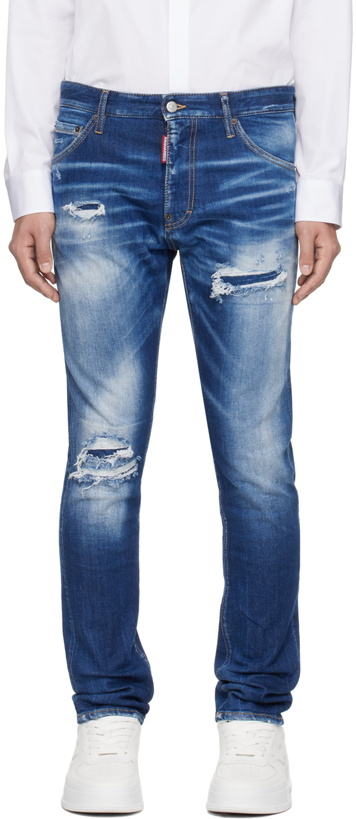 Photo: Dsquared2 Navy Cool Guy Jeans