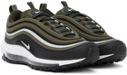 Nike Black & Green Air Max 97 Sneakers