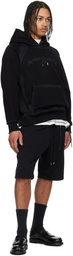 mastermind JAPAN Black Regular Fit Stitchwork Hoodie