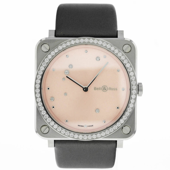 Photo: Bell and Ross Quartz Ladies Watch BRS-EP-ST-LGD/SCR-SAT