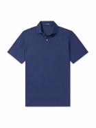 Peter Millar - Albatross Cotton-Blend Piqué Polo Shirt - Blue