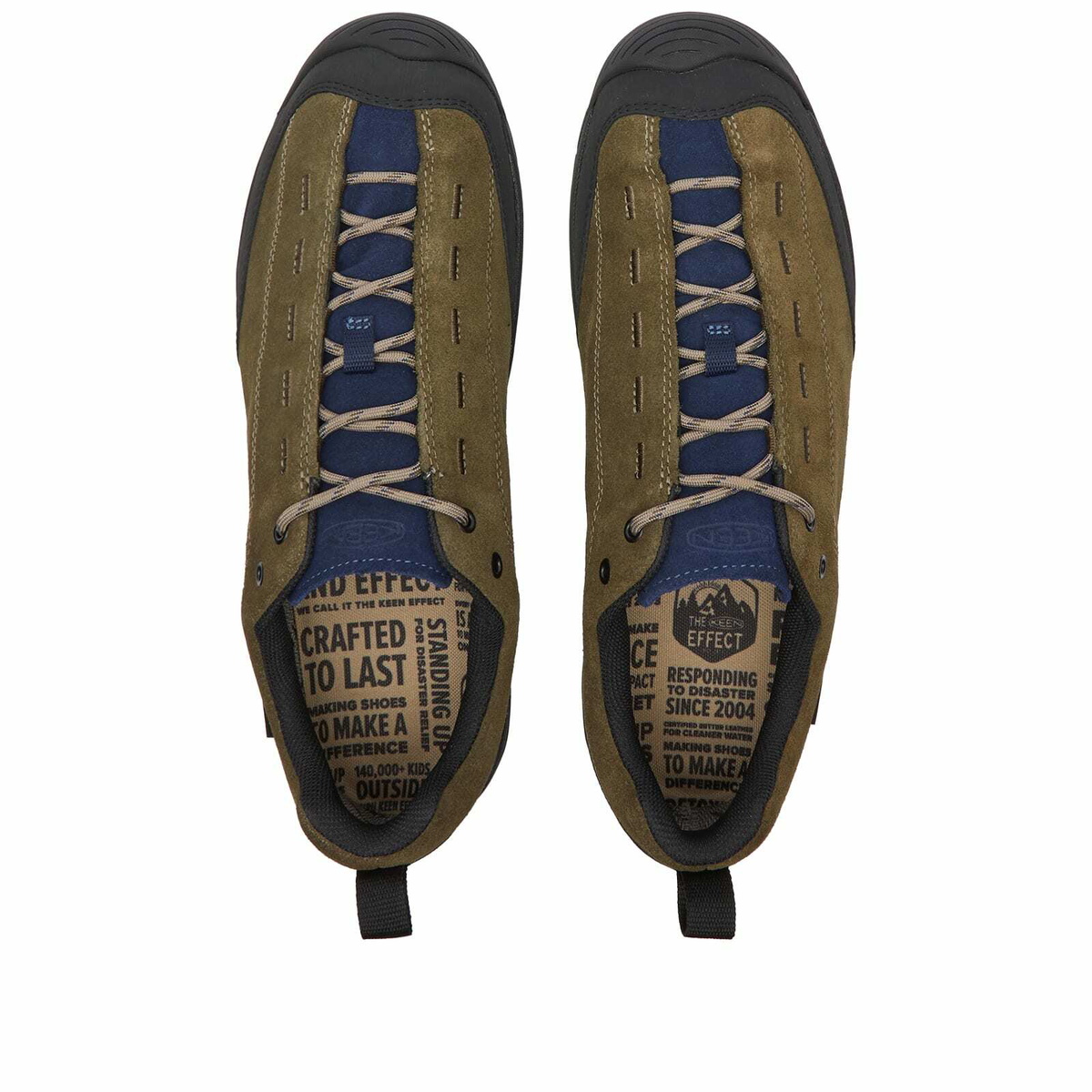 Keen Men's Jasper II WP Sneakers in Canteen/Naval Academy KEEN