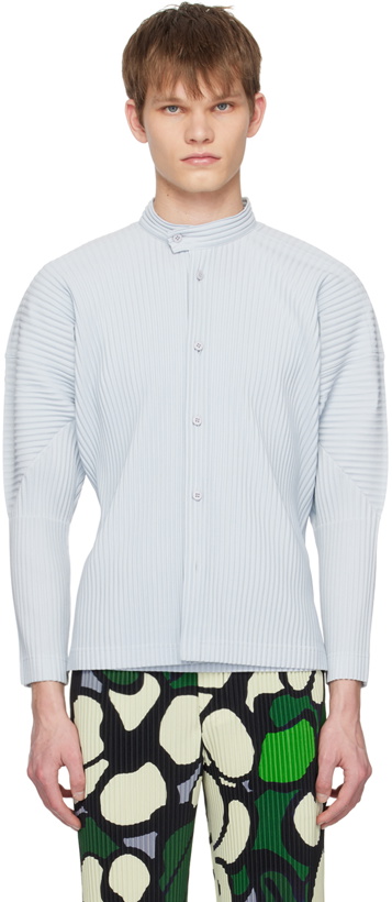 Photo: Homme Plissé Issey Miyake Gray Monthly Color March Shirt