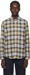 BOSS Green Checked Shirt