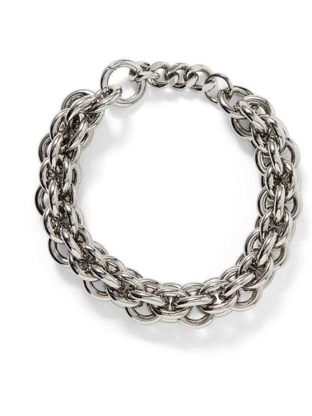 Photo: 1017 ALYX 9SM - Silver-Tone Chain Necklace - Silver - M