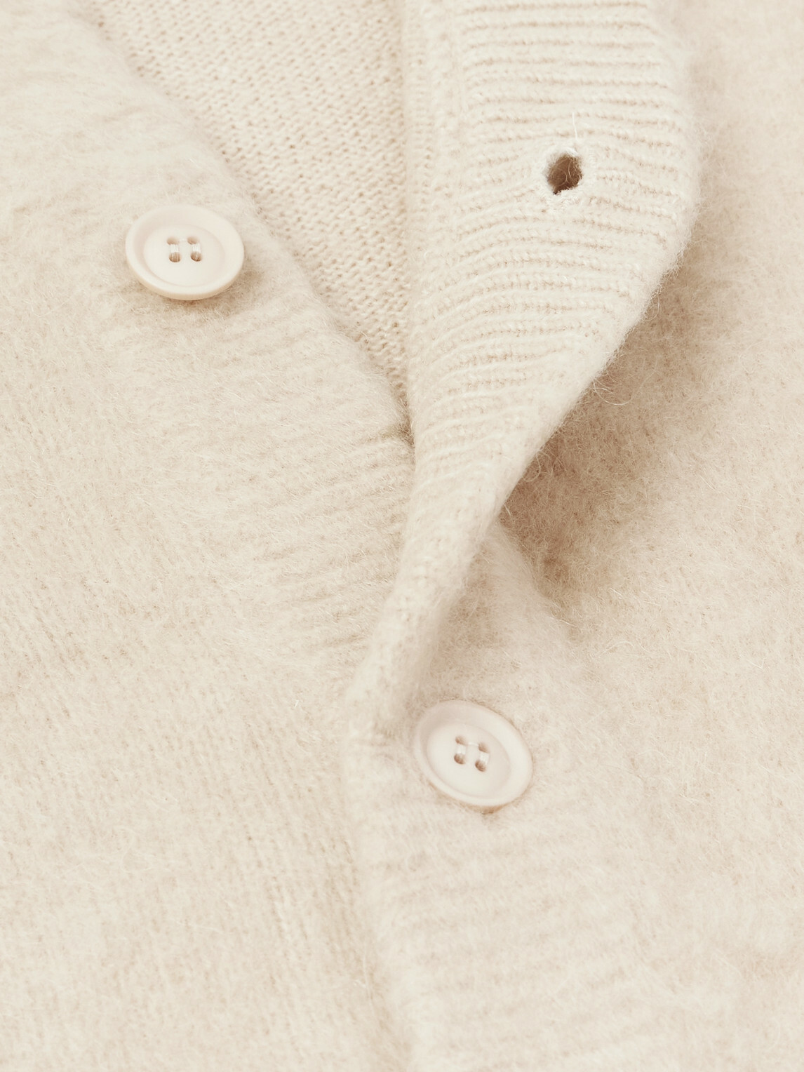 Remi Relief - Brushed-Knit Cardigan - Neutrals