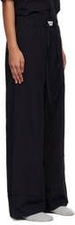 Entire Studios Black Pajama Lounge Pants