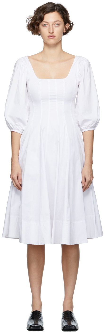 Staud White Swell Dress Staud