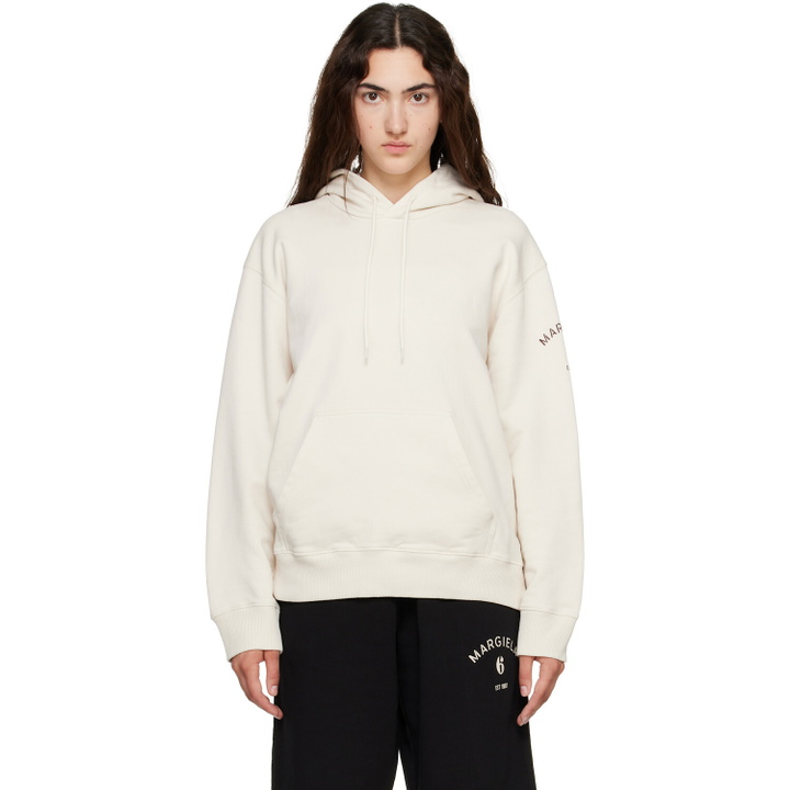 Photo: MM6 Maison Margiela Off-White Mannequin-Print Hoodie