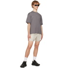 Satisfy Gray AuraLite Pleated Running T‑shirt