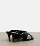 Balenciaga Cagole leather mules