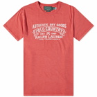 Polo Ralph Lauren Men's Polo Country T-Shirt in Evening Post Red