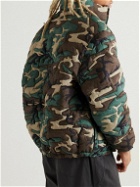 ERL - Quilted Camouflage-Print Cotton Down Jacket - Green
