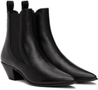 Saint Laurent Black Graphic Chelsea Boots