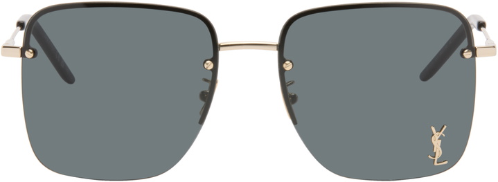 Photo: Saint Laurent Gold SL 312 M Sunglasses