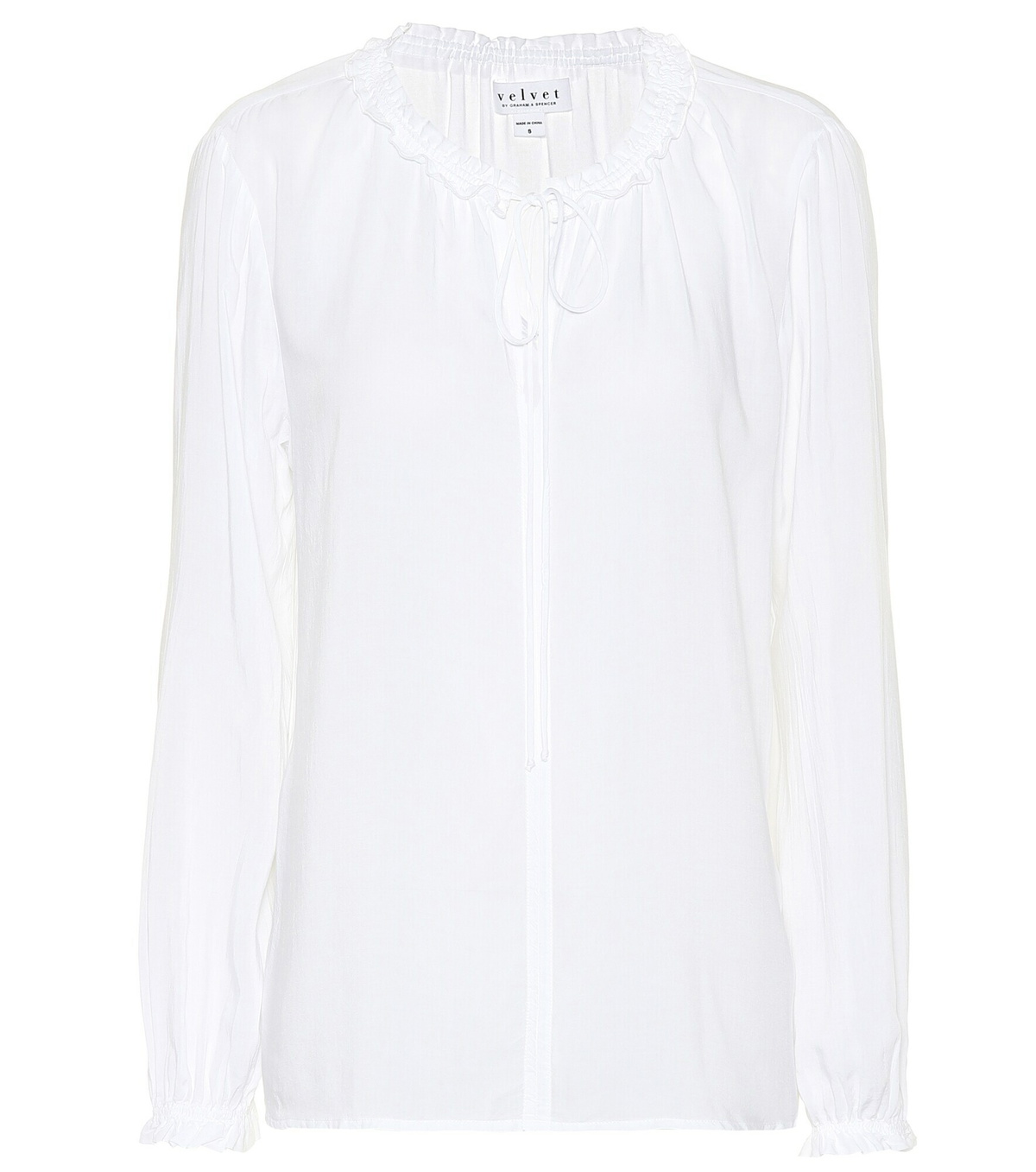 Velvet - Samantha tie-neck top