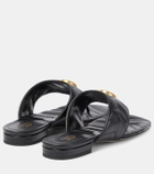 Gucci GG Marmont leather thong sandals