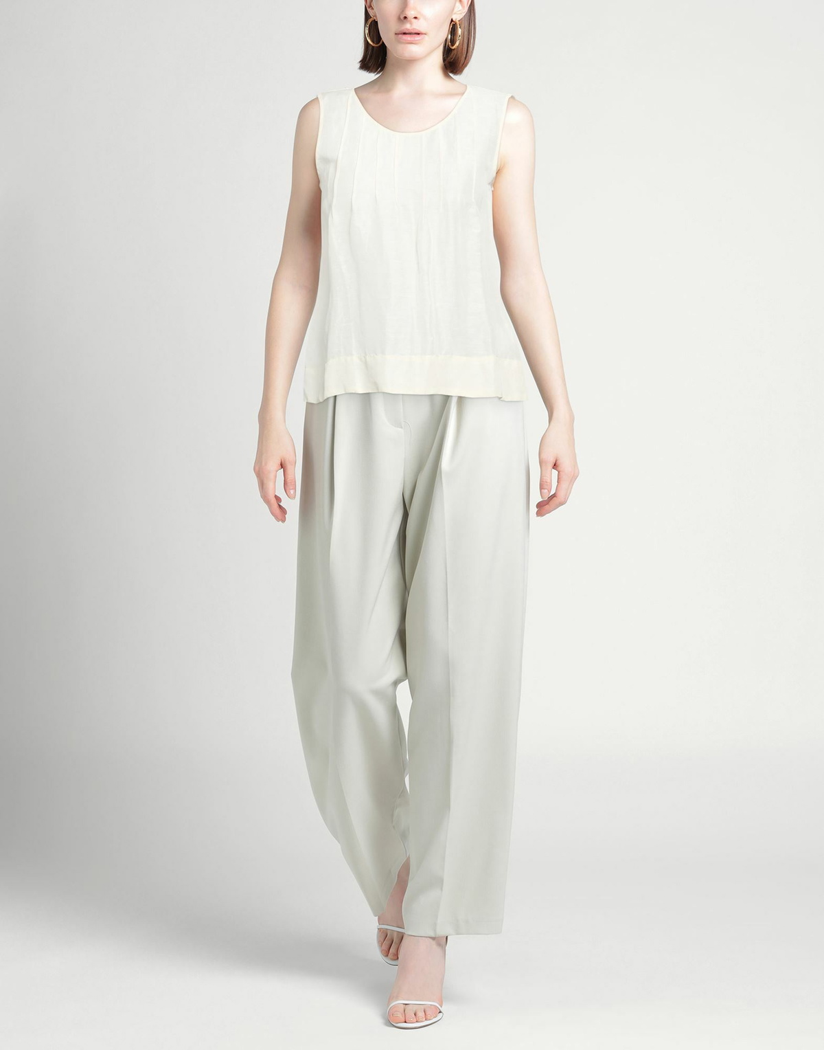 Alessia Santi Womens Top Cream