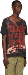 R13 Black 'The Clash' Rosie T-Shirt