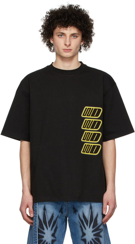 Photo: We11done Black Cotton T-Shirt